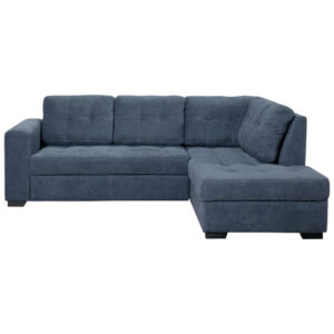 ZADELSET, donkerblauwe microvezel