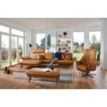 ZITSET, donkerbruin leerlook thumbnail 2