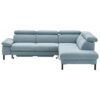 ZITSET, stof turquoise, blauwgrijs