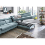 ZITSET, stof turquoise, blauwgrijs thumbnail 6