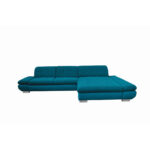 ZADELSET, gladde stof, microvezel blauw, turkoois thumbnail 1