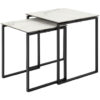 TAFELSET, zwart, wit