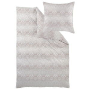BEDDENSET FLORENZ 5/1 200/200 cm damast beige