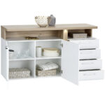 IROKA BORST, eikenkleur, wit thumbnail 2