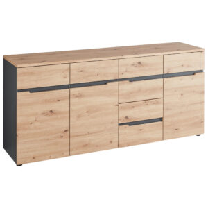 IROKA BORST, grafietkleur, ambachtelijk eikenhout