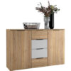IROKA BORST, wit, eikenkleur