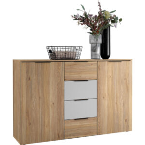 IROKA BORST, wit, eikenkleur