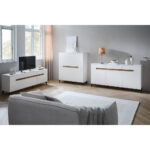 IROKA BORST, zwart, wit, eikenkleur thumbnail 2