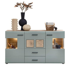 IROKA BORST, groen, eikenkleur