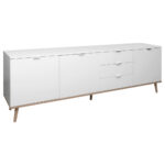 IROKA BORST, wit, sonoma eiken thumbnail 6