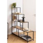 KAMERSSCHEIDING 135/150/35 cm zwart, eikenkleur thumbnail 6