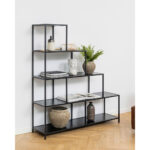 KAMERSSCHEIDING 135/150/35 cm zwart thumbnail 3