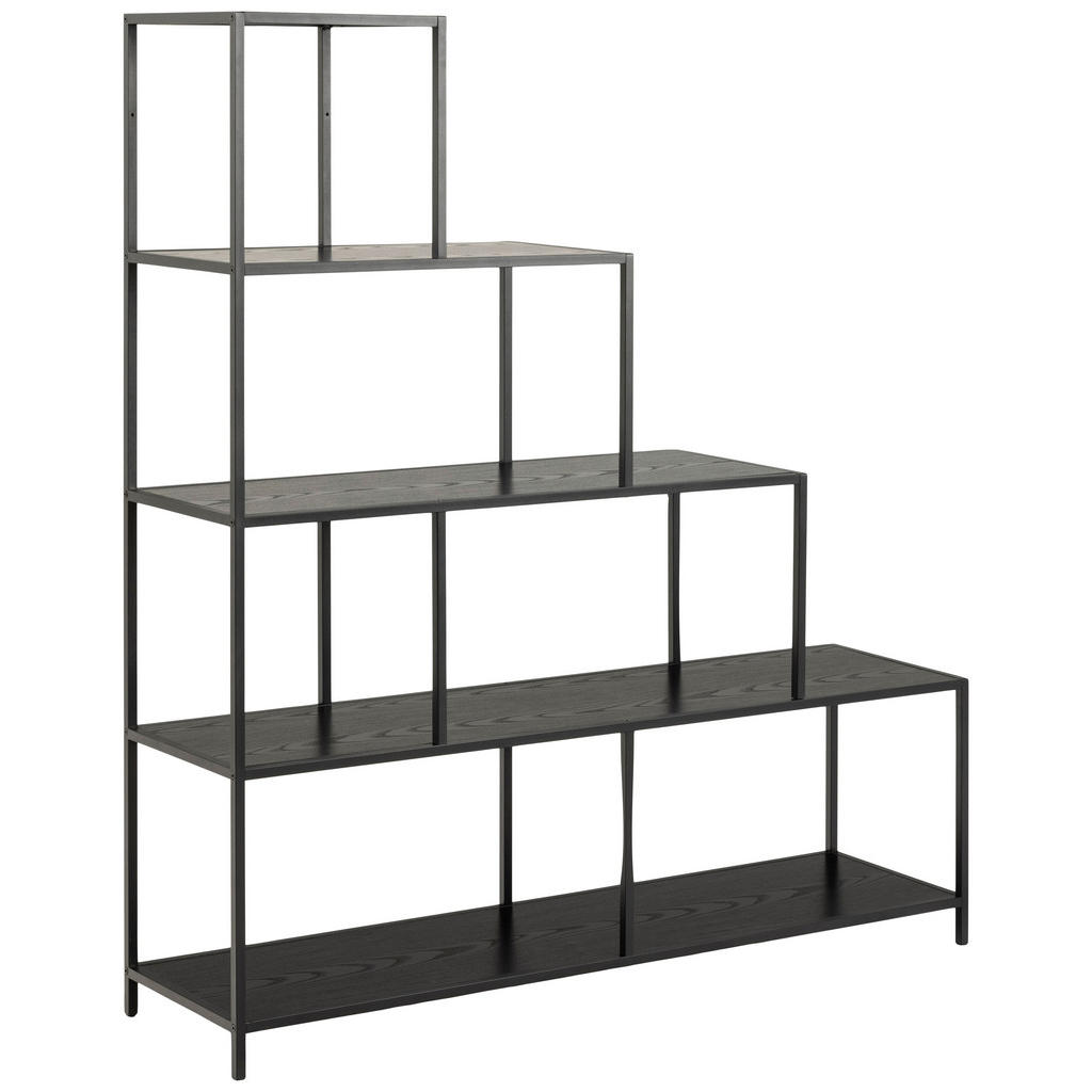 KAMERSSCHEIDING 135/150/35 cm zwart