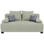 Bank Mia mit Schlaffunktion, wit houten materiaal, textiel thumbnail 1