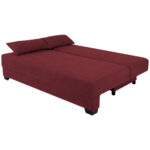 Mia bank met Schlaffunktion, rood houten materiaal, textiel thumbnail 4