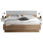 SLAAPKAMER, wit, eikenkleur thumbnail 6