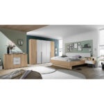 SLAAPKAMER, wit, eikenkleur thumbnail 7