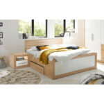 SLAAPKAMER, wit, eikenkleur thumbnail 2