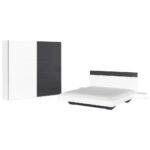SLAAPKAMER, wit, donkergrijs thumbnail 1