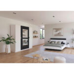 SLAAPKAMER, wit, donkergrijs thumbnail 2