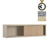 WANDPLANK 95/27/20 cm eikenkleur, wit