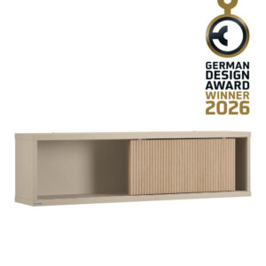 WANDPLANK 95/27/20 cm eikenkleur, wit