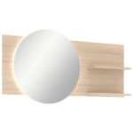 WANDSPIEGEL, 150/78/17 cm glas, houtmateriaal thumbnail 3