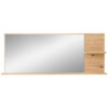 WANDSPIEGEL, 148/60/17 cm glas, houtmateriaal