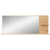 WANDSPIEGEL, 148/60/17 cm glas, houtmateriaal