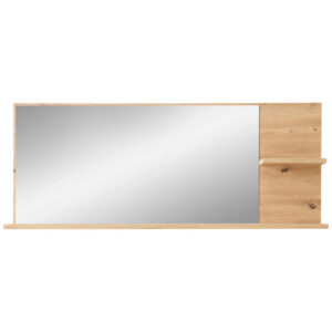WANDSPIEGEL, 148/60/17 cm glas, houtmateriaal