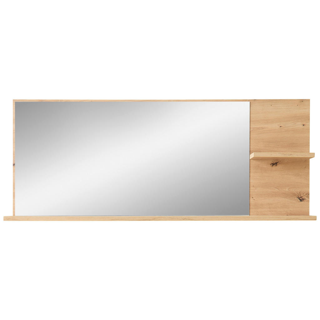 WANDSPIEGEL, 148/60/17 cm glas, houtmateriaal