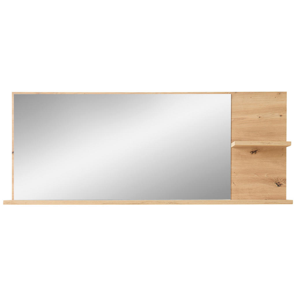WANDSPIEGEL, 148/60/17 cm glas, houtmateriaal