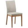 STOEL, hout, textiel, eikenkleur, gebakken kleur