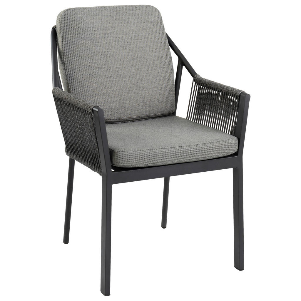 STOL aluminium antraciet, grijs
