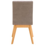 STOEL, hout, grijs textiel, eikenkleur thumbnail 4