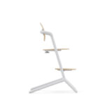 HOGE STOEL Lemo 56/54,5/81,5 cm wit, esdoornkleur thumbnail 6