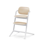 HOGE STOEL Lemo 56/54,5/81,5 cm wit, esdoornkleur thumbnail 1