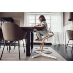 NOMI HOGE STOEL 52/59/83,5 cm zwart, beukenkleur thumbnail 6