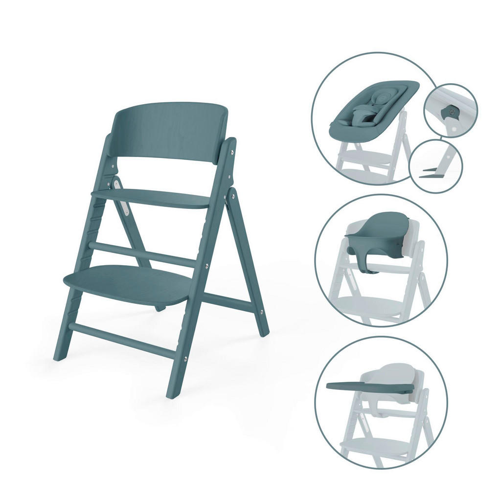 HOGE STOEL Click & Fold 69,9-77,5/47/80,8-90,6 cm blauw