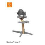 EETKAMERSTOEL NOMI STOEL EIKEN 52/83,50/59 cm grijs, eikenkleur thumbnail 2