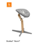 EETKAMERSTOEL NOMI STOEL EIKEN 52/83,50/59 cm grijs, eikenkleur thumbnail 3