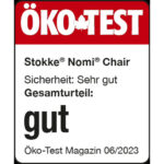 EETKAMERSTOEL NOMI STOEL EIKEN 52/83,50/59 cm grijs, eikenkleur thumbnail 5