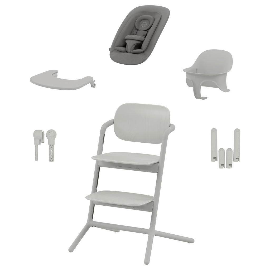 HOGE STOEL Lemo 4 in 1 Set 56/54,5/81,5 cm grijs