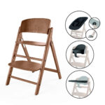 HOGE STOEL Click&Fold 4 in 1 69,9-77,5/47/80,8-90,6 cm lichtbruin thumbnail 1