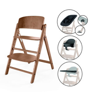 HOGE STOEL Click&Fold 4 in 1 69,9-77,5/47/80,8-90,6 cm lichtbruin