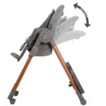 HOGE STOEL Minla Plus 55/107/86,7 cm donkergrijs thumbnail 3