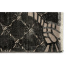 GEWEVEN TAPIJT Korenbloem Dubbel 140/200 cm geweven grafietkleur thumbnail 4