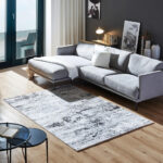 GEWEVEN TAPIJT Antea 160/230 cm geweven zwart, wit thumbnail 2
