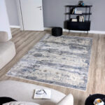 GEWEVEN TAPIJT Neptun 120/180 cm geweven crèmekleur, zwart thumbnail 2