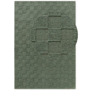 GEWEVEN TAPIJT Kollektion 1766 120/170 cm geweven bosgroen